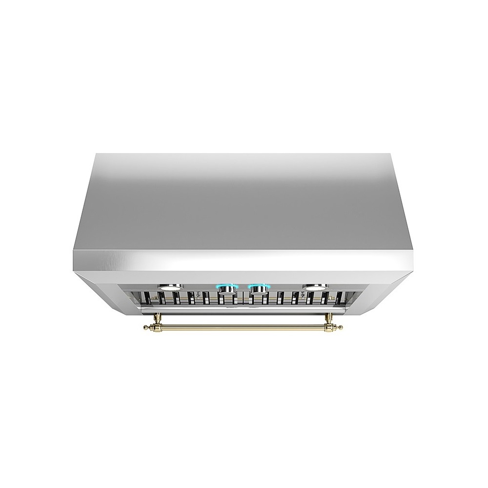 Coifa de Parede Elica New Calabria NEWCAL91STV2 Vintage 91 cm Inox 127V - imagem 4