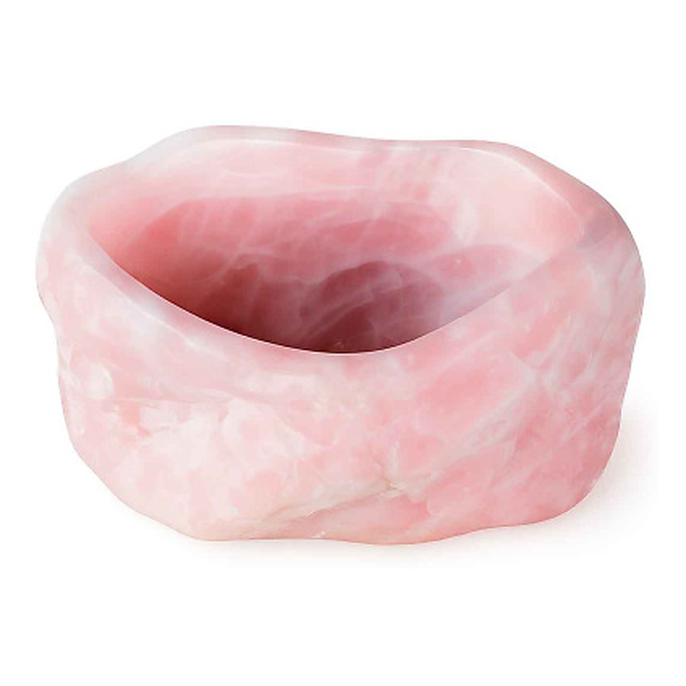 Cuba de Cristal para Lavatório Rubinettos Handmade Quartzo CUBJOI005 Rosa Tamanho P