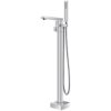 Misturador Monocomando de Coluna para Banheira Rubinettos Square RB2027 Cromado