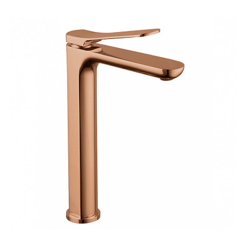 Misturador Monocomando para Lavatório Rubinettos La Vie RB4006 Bica Alta Rose Gold