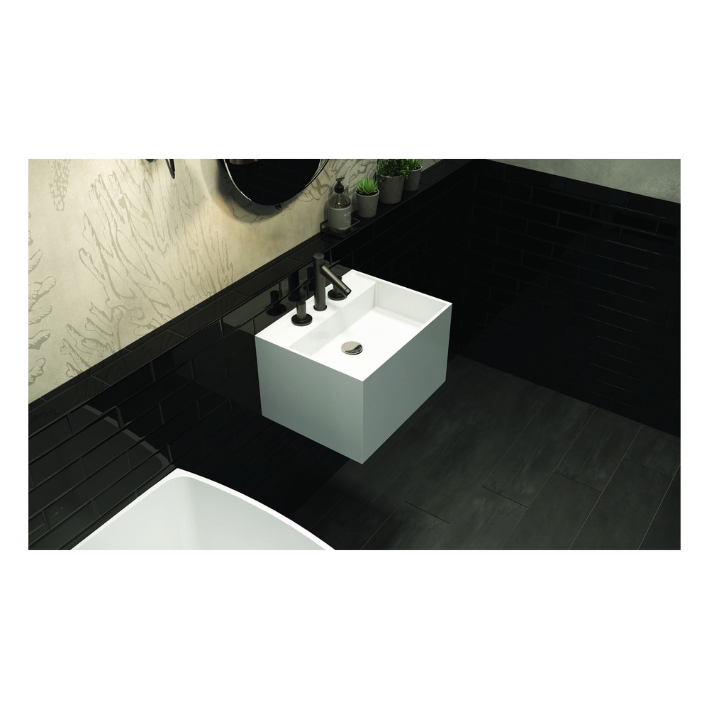 Lavatório Quebec Sabbia para lavabo compacto