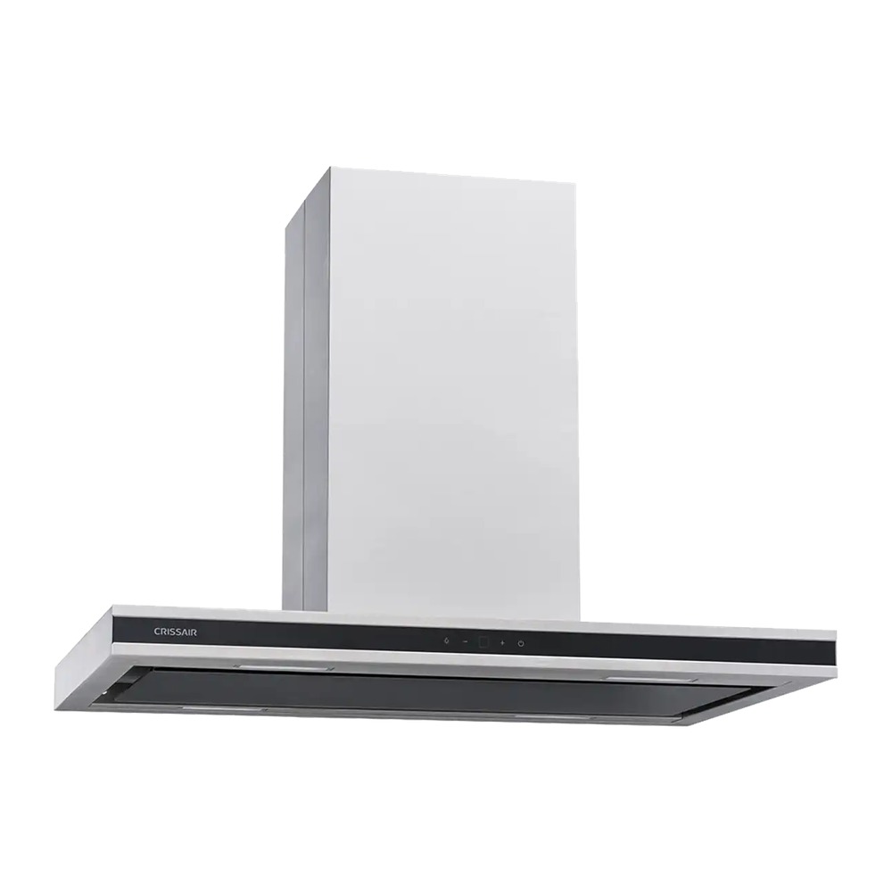 Coifa de Ilha Crissair Soft Isola NI39 Black G5 90 cm Inox e Cristal Preto 220V - imagem 3