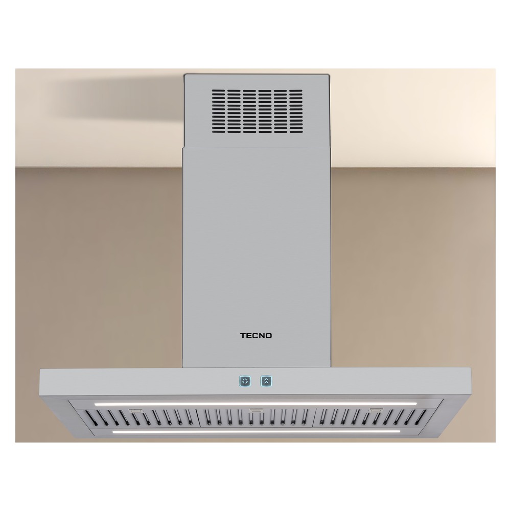 Coifa de Ilha Tecno Toblino Original TCI91 91 cm Inox 127V
