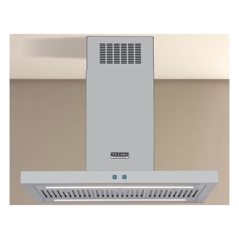 Coifa de Ilha Tecno Toblino Professional TCI91P 91 cm Inox 127V — imagem principal 1000x1000 sem corte