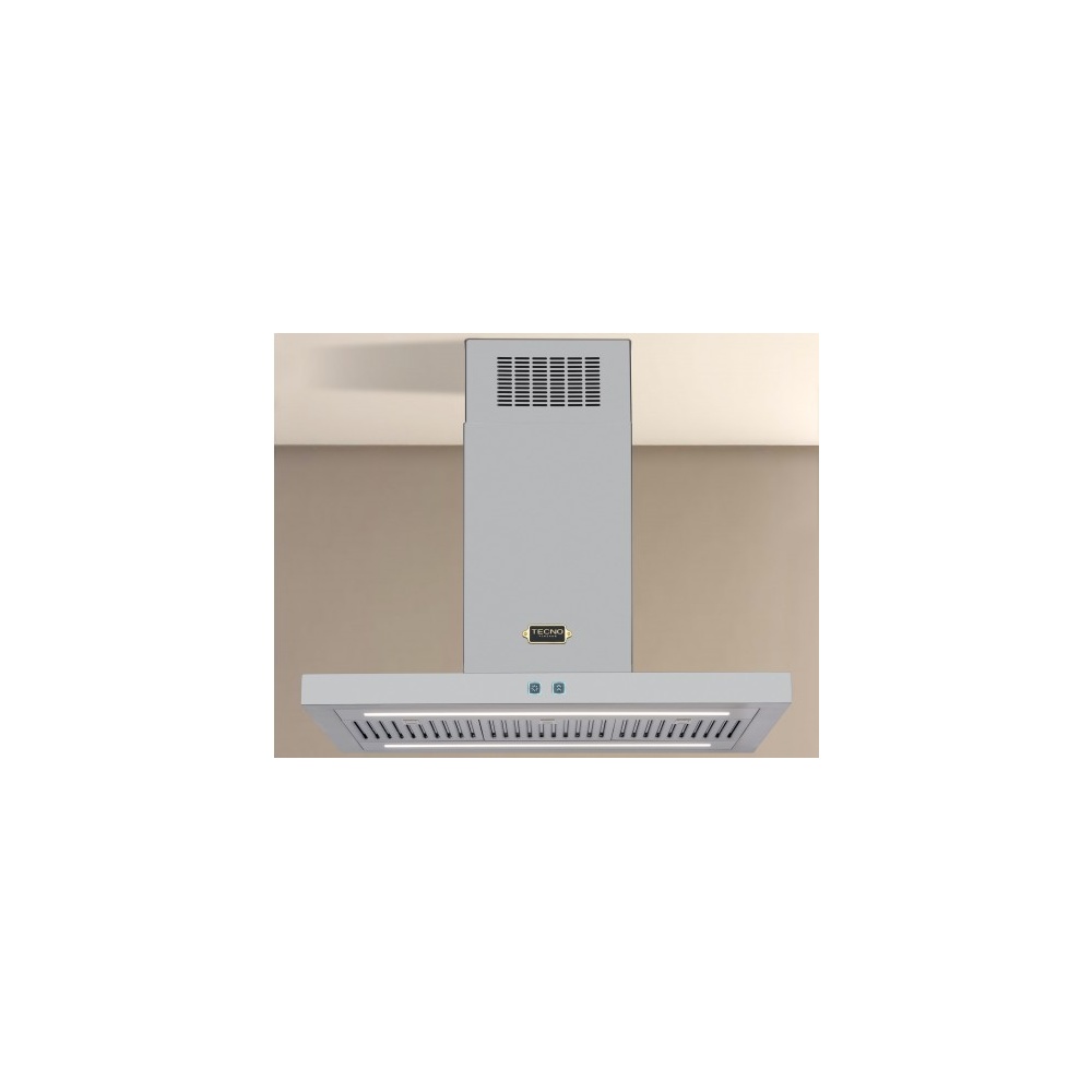 Coifa de Ilha Tecno Toblino Vintage TCI91V2 91 cm Inox 127V — imagem principal 1000x1000 sem corte