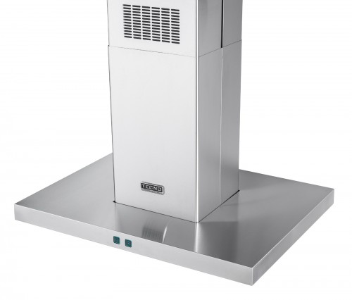 Coifa de Ilha Tecno Toblino Vintage TCI91V2 91 cm Inox 127V — imagem ambientada oficial