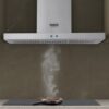 Coifa de Ilha Tecno Toblino Vintage TCI91V2 91 cm Inox 127V — detalhe filtros baffle