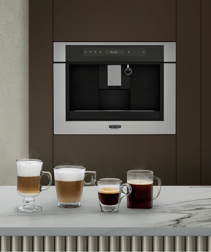 Cafeteira Automática Tecno Original TCM45EXDA de Embutir 60 cm Inox 220V