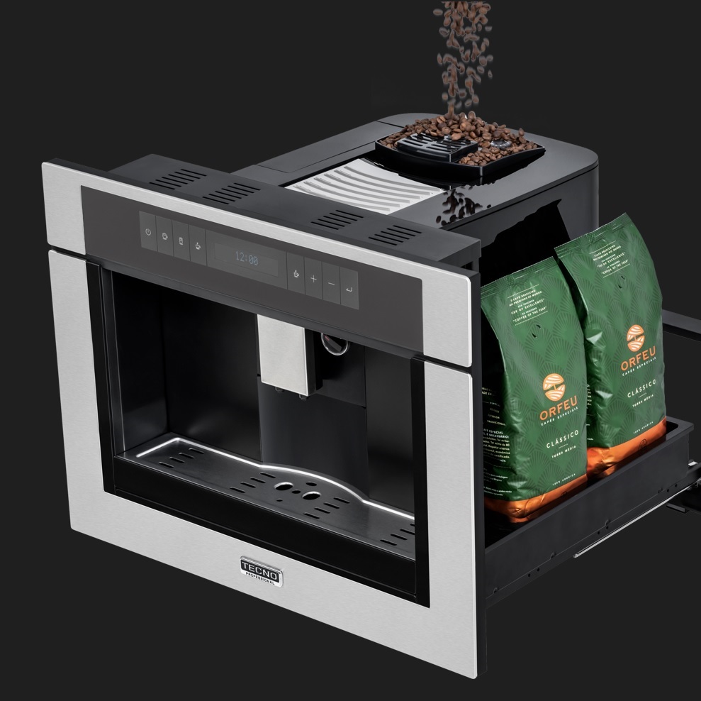 Cafeteira Automática Tecno Original TCM45EXDA de Embutir 60 cm Inox 220V