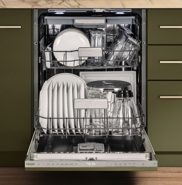 Lava-louças Tecno para Revestir TD16WP Tall Tub 16 Serviços 60 cm 220V