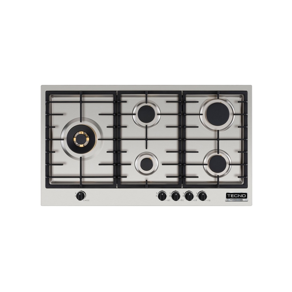 Cooktop a Gás Tecno Professional TH90FTX5 5 Queimadores 90 cm Inox 220V — imagem principal 1000x1000 sem corte