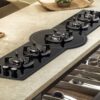 Cooktop a Gás Tecno Original Rota THV100 151 cm Vitrocerâmica Preta 220V