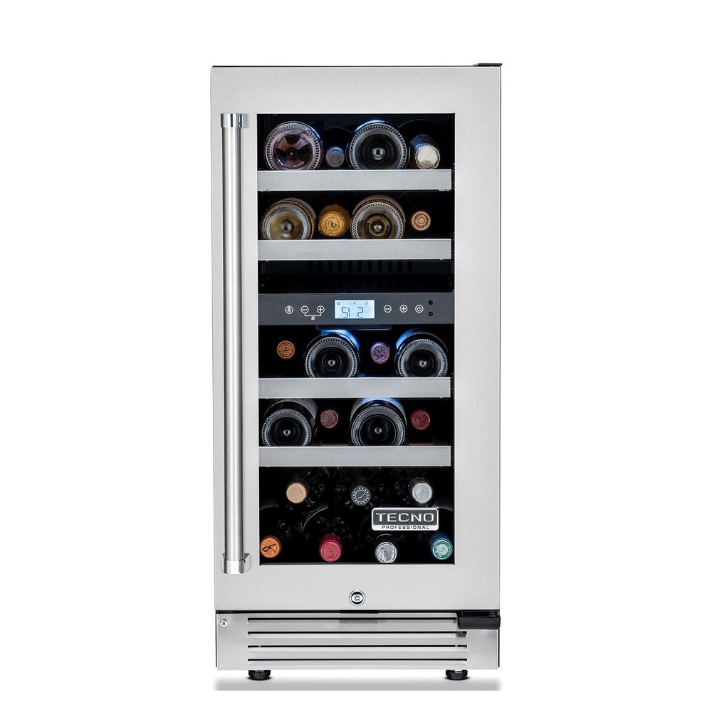 Adega Tecno Professional TR08AVDB Dual Zone 23 Garrafas 38 cm Inox 220V