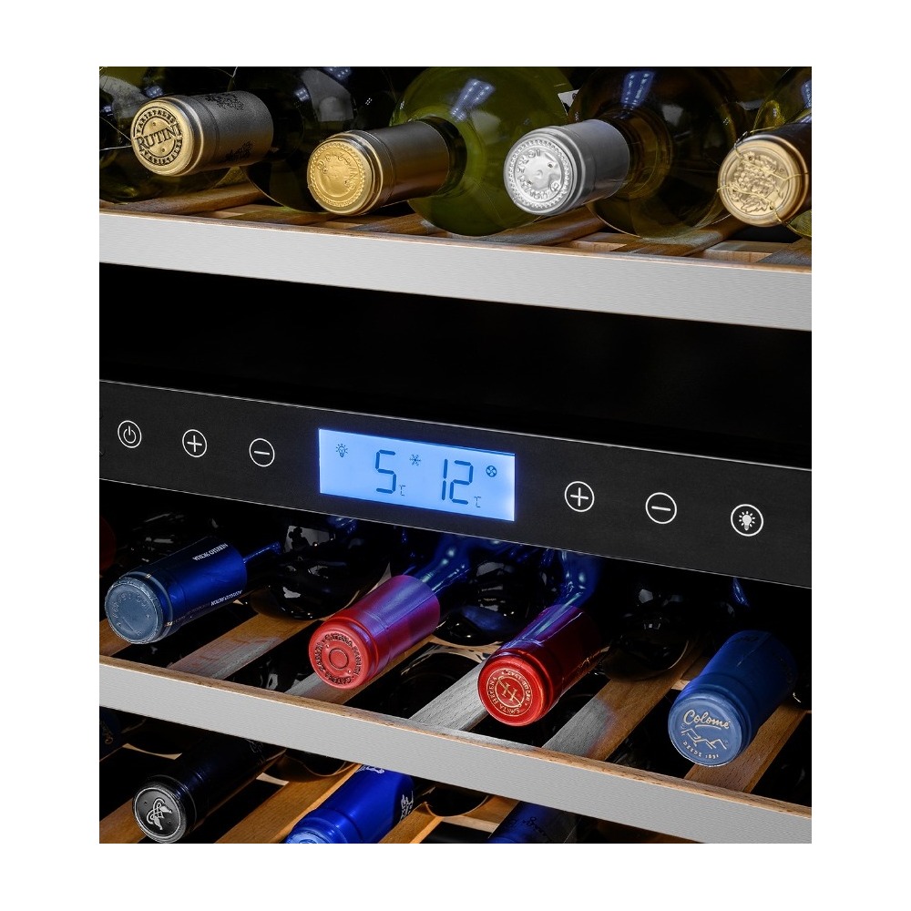 Adega Tecno Professional TR08AVDB Dual Zone 23 Garrafas 38 cm Inox 220V