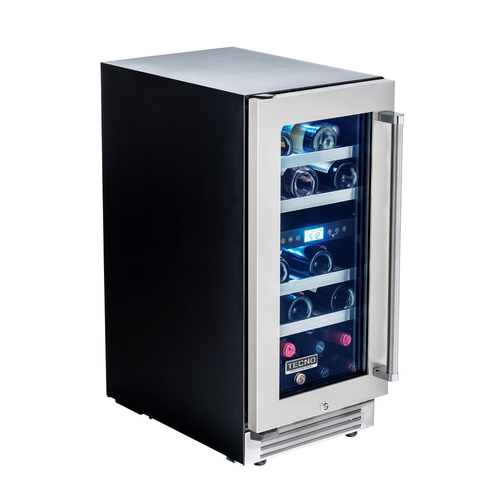 Adega Tecno Professional TR08AVDB Dual Zone 23 Garrafas 38 cm Inox 220V