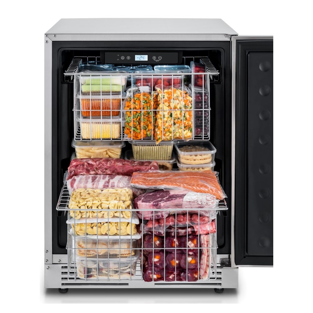 Freezer Undercounter Tecno Professional TR10FZDA 100 Litros 60 cm Inox 220V