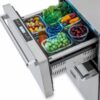 Gaveta Refrigerada com Freezer Tecno TR10GFRDA para Revestir 95 Litros 60 cm 220V
