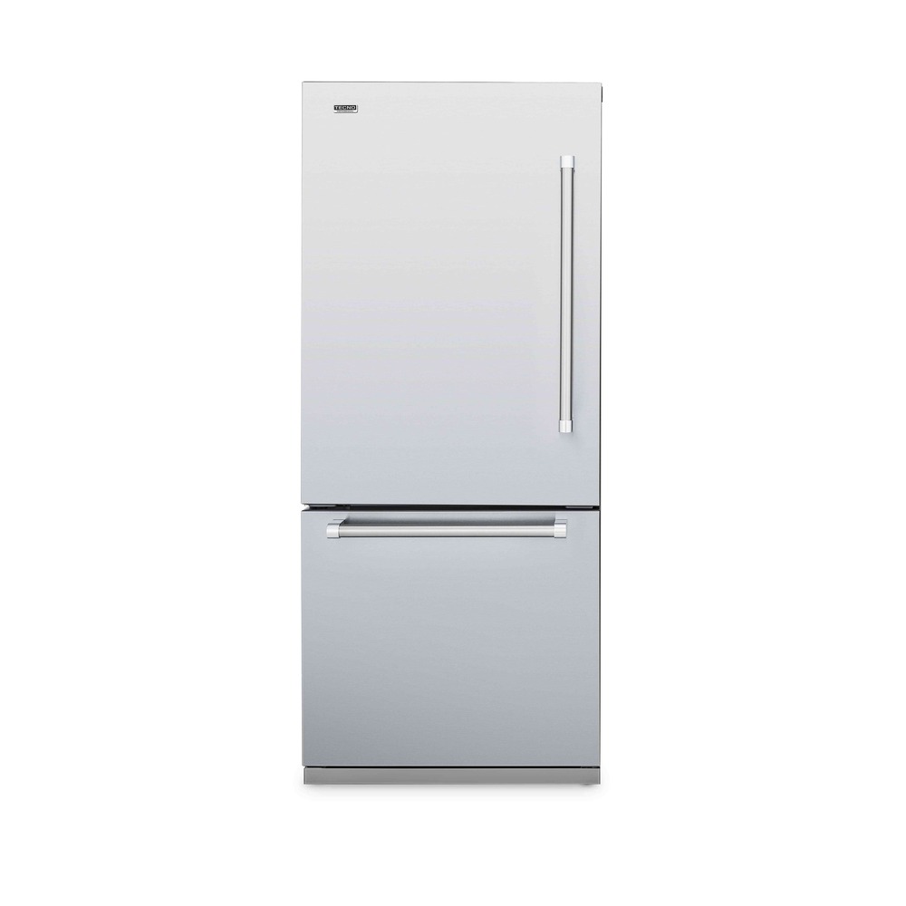 Refrigerador Tecno Professional TR44BXDB Bottom Freezer 445 Litros 76 cm Inox 220V Abertura Esquerda