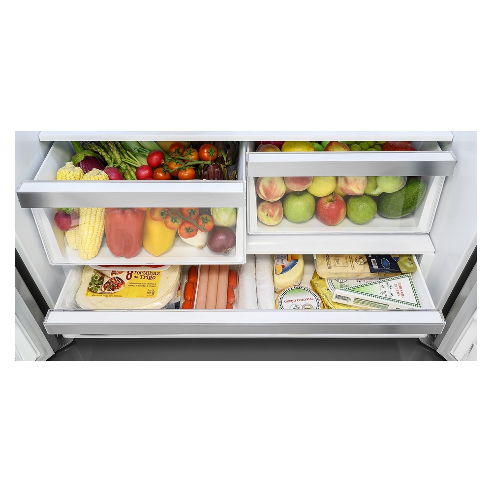 Refrigerador Tecno Vintage TR65FXDCV2 French Door 636 Litros 91 cm Inox 220V