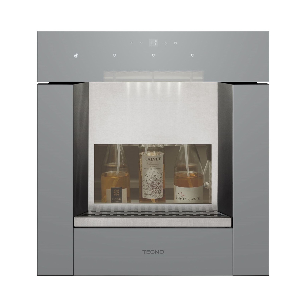 Wine Dispenser Tecno Original TWD60EXDA de Embutir 3 Garrafas 60 cm Espelhado 220V — imagem principal 1000x1000 sem corte