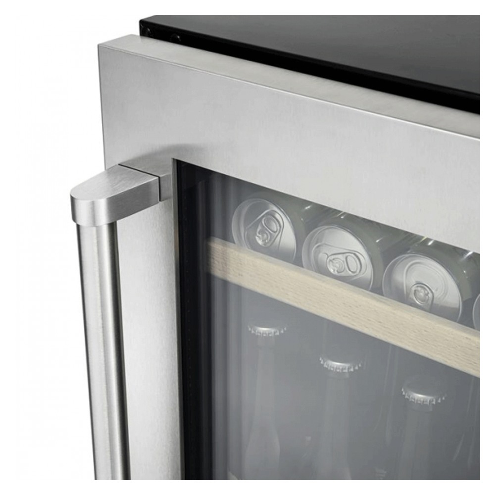 Conjunto Adega e Cervejeira Tecno Professional TR14AVDB + TR14CVDD 43 Garrafas + 136 Litros 120 cm Inox 220V