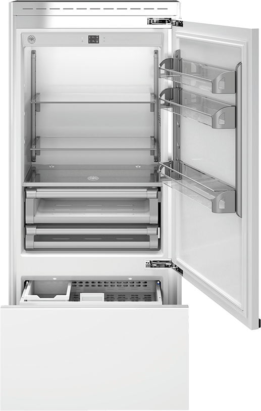 Refrigerador Bertazzoni Heritage HERREF905BBRPTT 596L Para Revestir 90 cm 220V — imagem oficial 1
