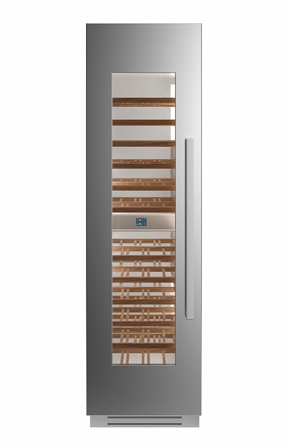 Adega Bertazzoni Professional WC605BLX2T 80 Garrafas Inox Abertura Esquerda 220V — imagem oficial 1