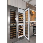 Adega Bertazzoni Professional WC605BLX2T 80 Garrafas Inox Abertura Esquerda 220V — imagem oficial 6