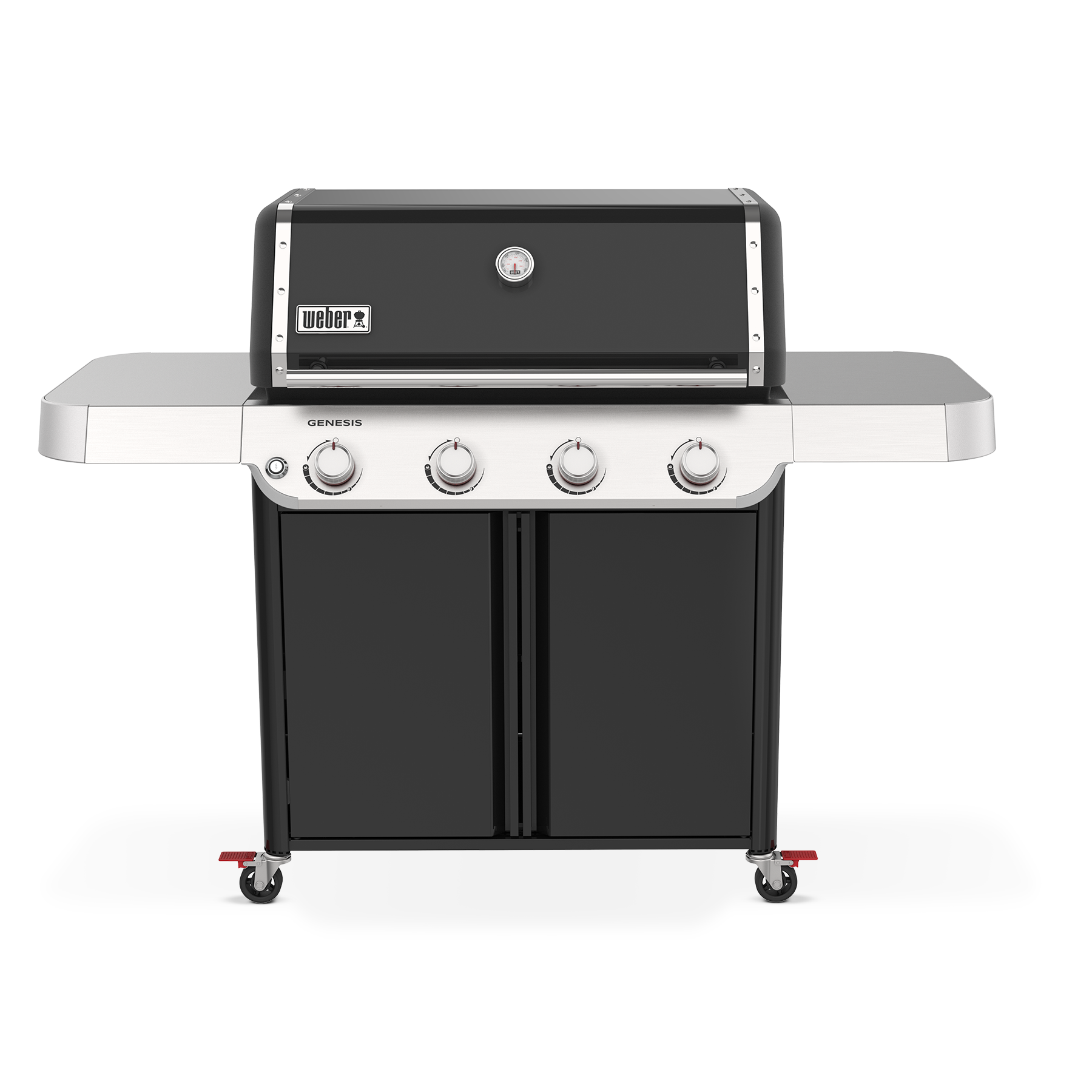 Churrasqueira a Gás Weber Genesis E-415 Aço Inox Preto 4082070288