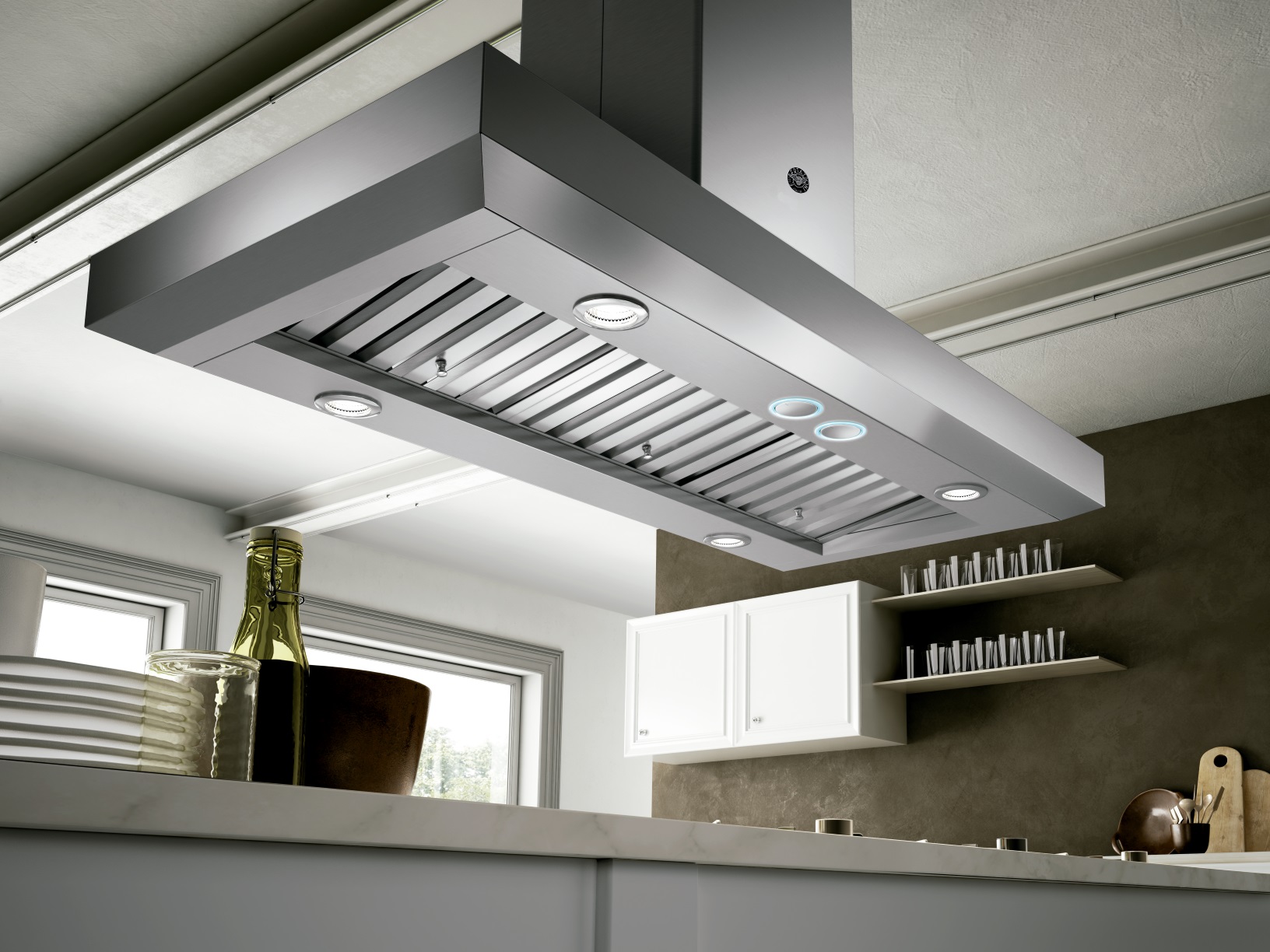 Coifa de Ilha Bertazzoni BERVAVANOIS106 Vavano 106 cm Inox 127V - imagem 3