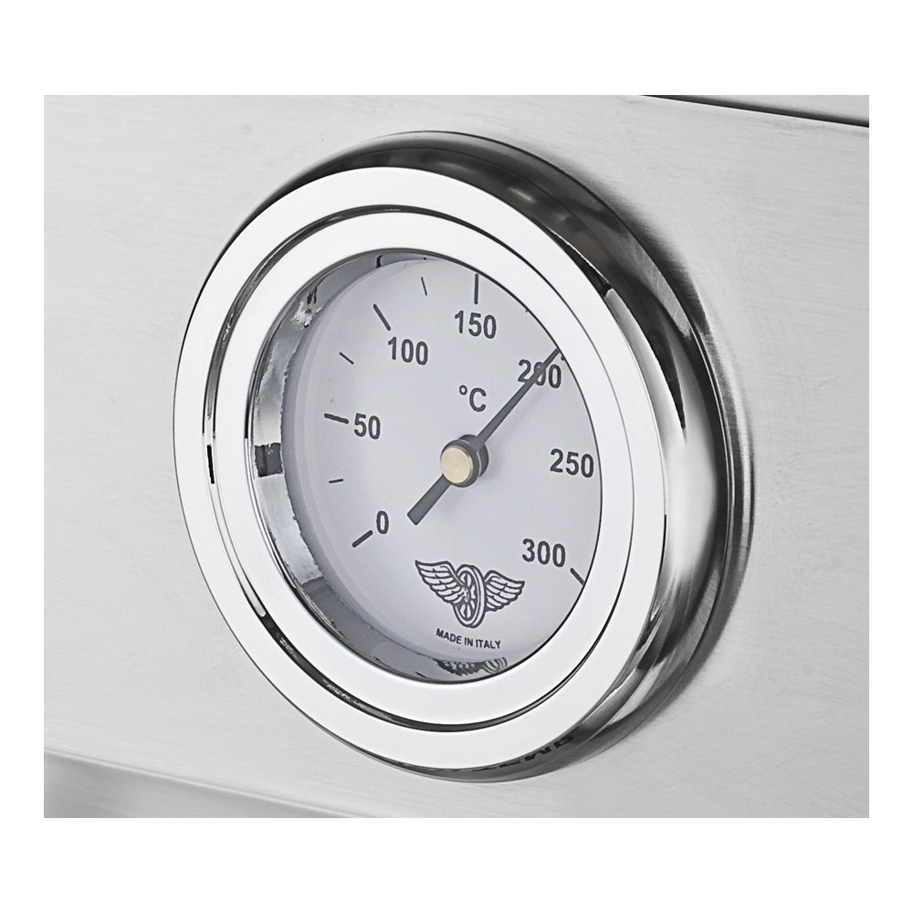 Fogão Bertazzoni Master MAS705GGEVSXE 5 Queimadores Forno a Gás Inox 70 cm 220V - termômetro analógico do forno