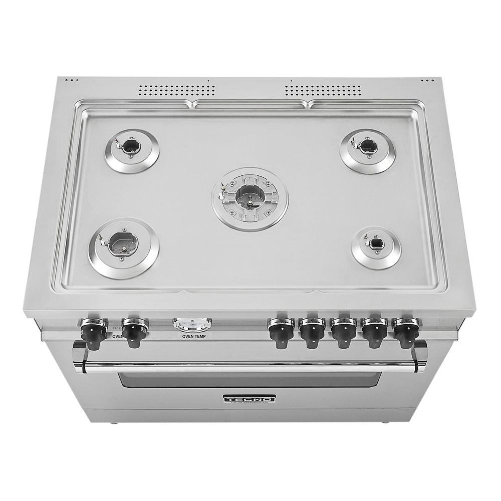 Fogão Bertazzoni Master MAS705GGEVSXE 5 Queimadores Forno a Gás Inox 70 cm 220V - vista superior da mesa