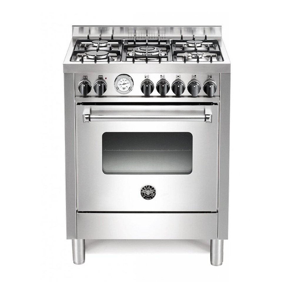 Fogão Bertazzoni Master MAS705GGEVSXE 5 Queimadores Forno a Gás Inox 70 cm 220V