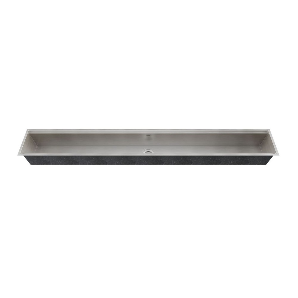 Calha Mekal Canal Equipado CE-5 Match 90017207016 Inox Escovado — vista frontal
