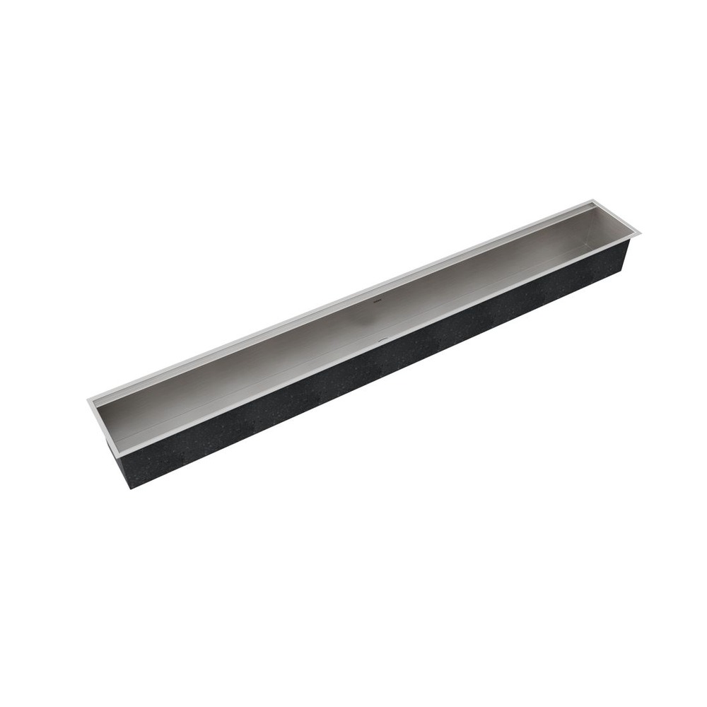 Calha Mekal Canal Equipado CE-5 Match 90017207016 Inox Escovado — perspectiva