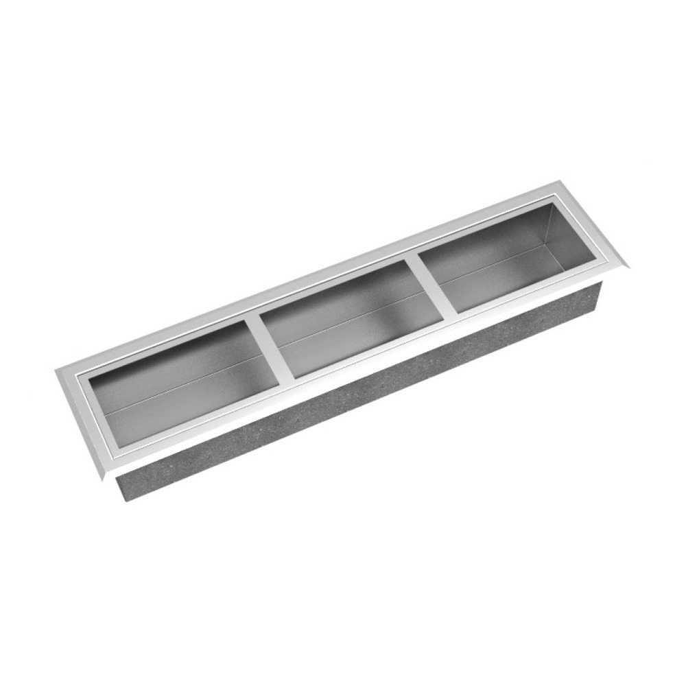 Calha Úmida Mekal Canal Equipado Match CE-3 01720416 Inox Escovado — imagem principal