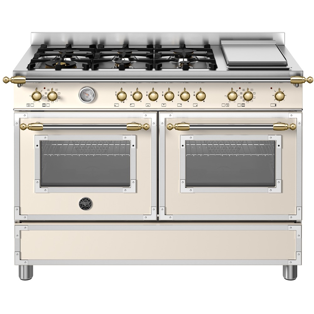Fogão Bertazzoni Heritage HER126G2EAVGT 120 cm Avorio 220V — imagem 1