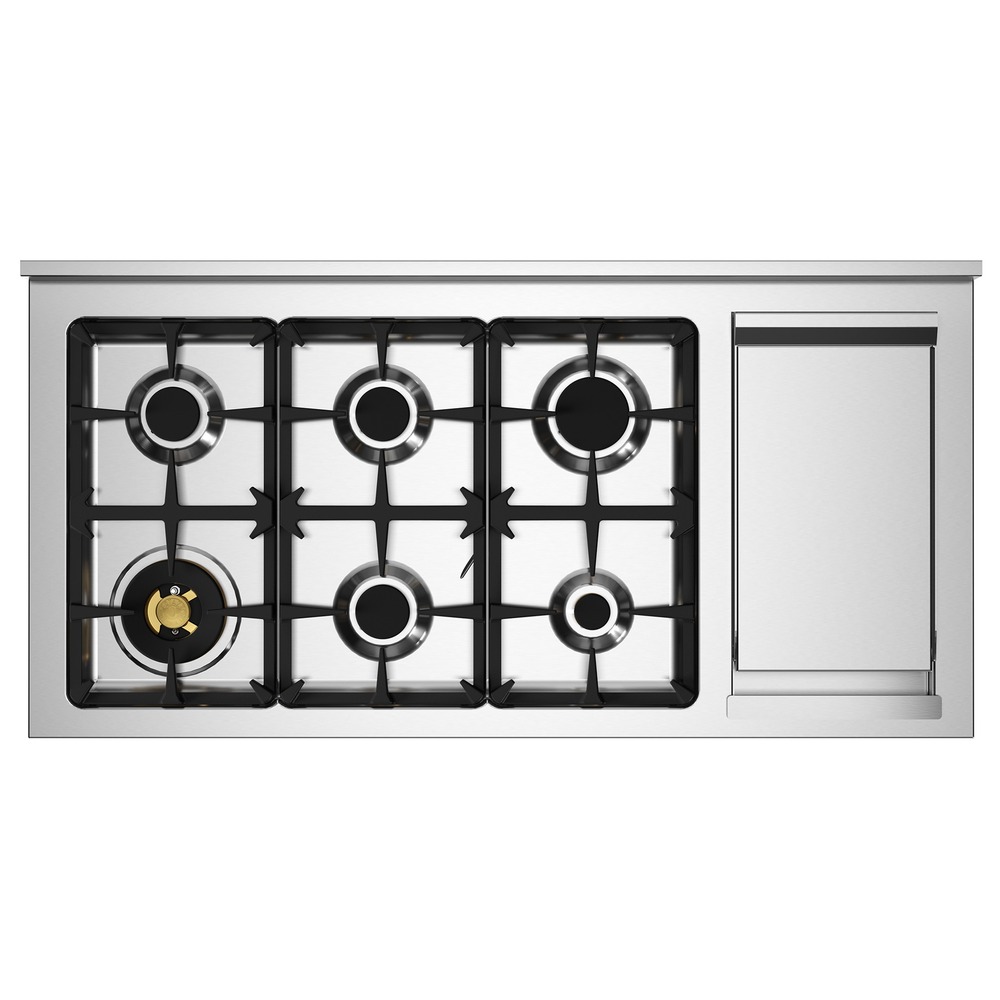 Fogão Bertazzoni Heritage HER126G2EAVGT 120 cm Avorio 220V — imagem 5