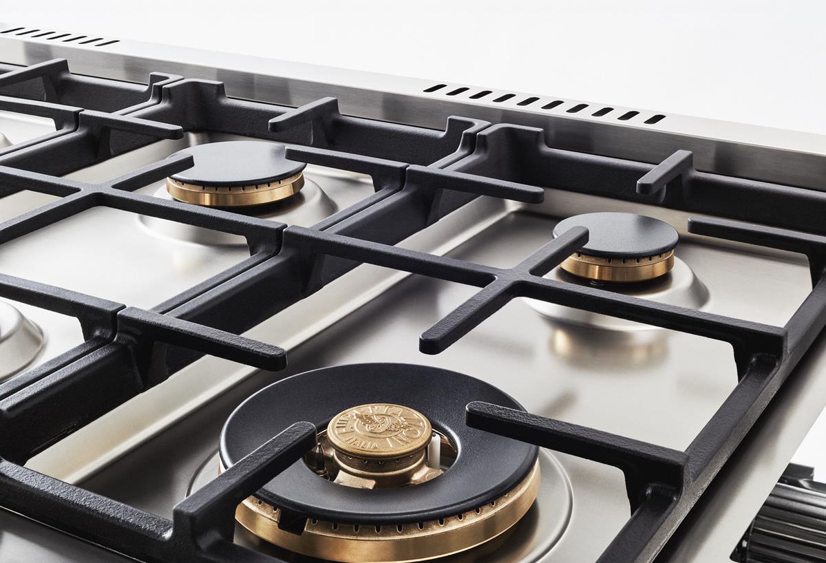 Fogão Bertazzoni Heritage HER96L1EAVGT 90 cm Avorio 220V — imagem 3